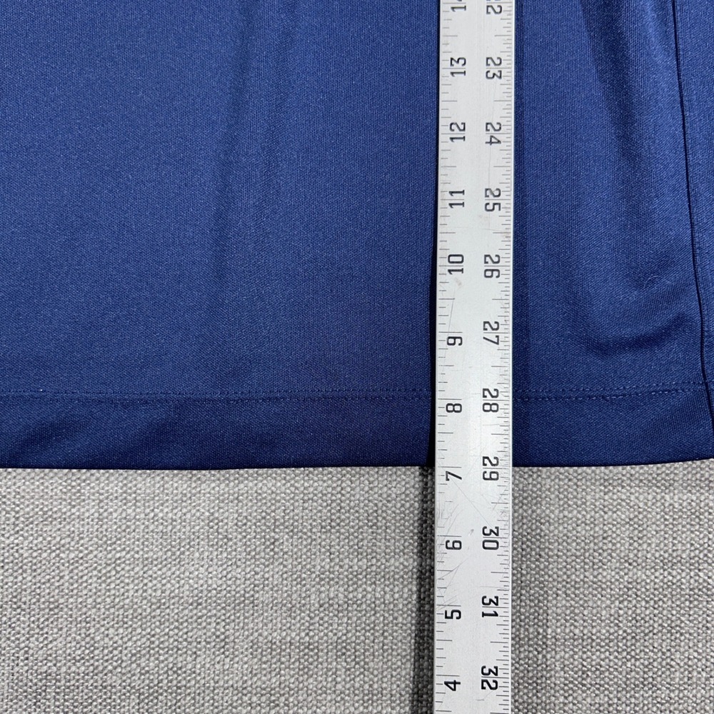 Nike Golf Polo Shirt Mens XL Navy Blue Excellent Dri-FIT Short Sleeve Solid - Picture 5 of 7
